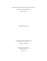 EFFECT OF LOADING RATE AND PEAK STRESS ON THE ELASTIC LIMIT OF DYNAMICALLY COMPRESSED BRITTLE SINGLE CRYSTALS