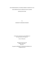 Not Overrepresented: The Model Minority Stereotype at an Asian American Native American Pacific Islander Serving Institution