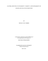 FACTORS AFFECTING CULTURABILITY, VIABILITY, AND FILTERABILITY OF DEKKERA BRUXELLENSIS IN RED WINE