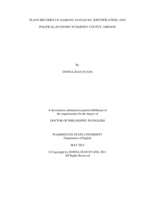 Place Becomes Us: Kairotic Entelechy, Identification, and Political Economy in Harney County, Oregon