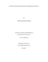 CLONING OF THE SEEDLING SPOT BLOTCH RESISTANCE GENE Rcs5