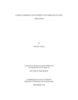 Gaseous emissions and nutrient fate modeling in dairy operations