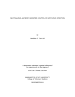 Neutralizing antibody-mediated control of lentivirus infection