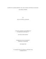 PATHWAYS TO HOMELESSNESS: THE CASE OF SINGLE MOTHERS IN HAWASSA, SOUTHERN ETHIOPIA