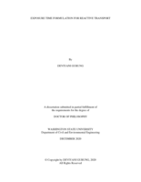 EXPOSURE TIME FORMULATION FOR REACTIVE TRANSPORT