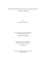 THE PROTECTION STRATEGIES REALIZED IN A RESURRECTION PLANT UNDER DROUGHT STRESS
