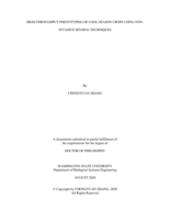High-throughput phenotyping of cool-season crops using non-invasive sensing techniques