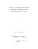 Fabrication of Gradient Microstructure via Severe Plastic Deformation to Enhance Mechanical Performance of Metals
