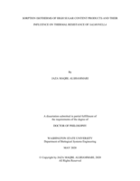 SORPTION ISOTHERMS OF HIGH SUGAR CONTENT PRODUCTS AND THEIR INFLUENCE ON THERMAL RESISTANCE OF SALMONELLA
