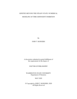 Kinetics Beyond the Steady State: Numerical Modeling of Time-Dependent Inhibition