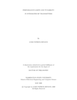 Performance Limits and Tunability in Integrated RF Transmitters
