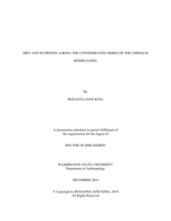 Diet and Nutrition Among the Confederated Tribes of the Chehalis Reservation