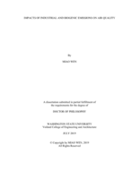 Impacts of industrial and biogenic emissions on air quality