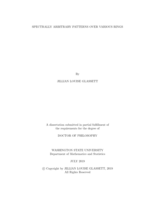 Spectrally Arbitrary Patterns Over Various Rings