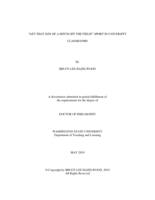 "Get that son of a bitch off the field!": Sport in university classrooms