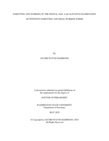 Parenting and Working in the Digital Age: A Qualitative Examination of Intensive Parenting and Ideal Worker Norms