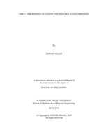 DIRECT-INK-WRITING OF CONDUCTIVE POLYMER NANOCOMPOSITES