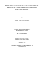 IDENTIFICATION OF QUANTITATIVE TRAIT LOCI (QTL) FOR RESISTANCE TO SOIL- BORNE PATHOGENS FUSARIUM CULMORUM AND HETERODERA FILIPJEVI  IN WHEAT (TRITICUM AESTIVUM L.)