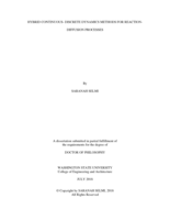 HYBRID CONTINUOUS-DISCRETE DYNAMICS METHODS FOR REACTION-DIFFUSION PROCESSES