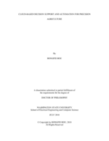 CLOUD-BASED DECISION SUPPORT AND AUTOMATION FOR PRECISION AGRICULTURE