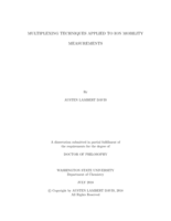 Multiplexing Techniques Applied to Ion Mobility Measurements