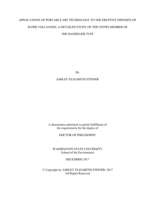 Applications of portable XRF technology to the eruptive deposits of super volcanoes: a detailed study of the Otowi Member of the Bandelier Tuff