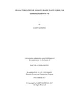 CHARACTERIZATION OF SODALITE BASED WASTE FORMS FOR IMMOBILIZATION OF 129I