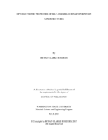 OPTOELECTRONIC PROPERTIES OF SELF-ASSEMBLED BINARY PORPHYRIN NANOSTRUCTURES