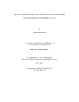 ON-LINE PARAMETER IDENTIFICATION OF DOUBLY-FED INDUCTION GENERATORS FROM MEASUREMENT DATA