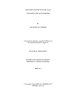 Exploring Fanfiction for Arab English Language Learners