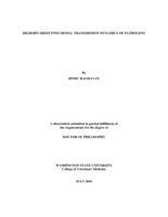 Bighorn sheep pneumonia: transmission dynamics of pathogens