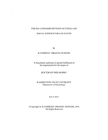The Relationship Between Outness and Social Support for LGB Youth