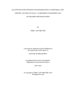 Quantifying soil nitrogen transformations at microbial, site-specific and field scales: A comparison of modified and established methodologies