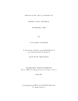 Applications and Extensions of pClust to Big Microbial Proteomic Data