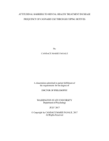 ATTITUDINAL BARRIERS TO MENTAL HEALTH TREATMENT INCREASE FREQUENCY OF CANNABIS USE THROUGH COPING MOTIVES