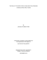The Role of the Nipah Virus G Head and Stalk Regions in Modulating Viral Fusion