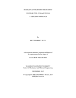 Modeling Evaporation from Spent Nuclear Fuel Storage Pools: A Diffusion Approach