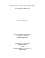 New Organic Nanostructures for Flexible Optoelectronic Devices