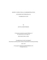 Mindful Instructional Leadership Practices of Elementary Principals in Washington State