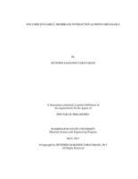 POLYMER DYNAMICS: MEMBRANE INTERACTION & PHOTO-MECHANICS