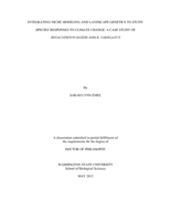 Integrating Niche Modeling and Landscape Genetics to Study Species' Responses to Climate Change: A Case Study of Rhyacotriton kezeri and R. variegatus