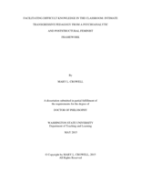 Facilitating Difficult Knowledge in the Classroom: Intimate Transgressive Pedagogy from a Psychoanalytic Poststructural Feminist Framework