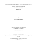 Radically Coming to Be: The Black Masculine's Construction of Identity, Race and Culture, and Contextual Elements of Sexuality