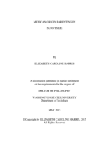 Mexican Origin Parenting in Sunnyside