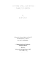 Ecomysticism: Materialism and Mysticism in American Nature Writing