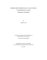 UNDERSTANDING THE BIMETALLIC CATALYST SURFACE IN THE PRESENCE OF WATER IN BIOMASS CONVERSION