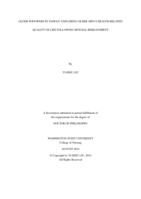 Older Widowers in Taiwan: Exploring Older Men's Health-Related Quality of Life following Spousal Bereavement