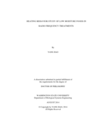 HEATING BEHAVIOR STUDY OF LOW MOISTURE FOODS IN RADIO FREQUENCY TREATMENTS