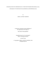 INVESTIGATION INTO PROPERTIES OF C4 PHOTOSYNTHESIS FROM SINGLE-CELL AND KRANZ TYPE SPECIES IN SUAEDOIDEAE (CHENOPODIACEAE)