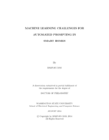Machine Learning Challenges for Automated Prompting in Smart Homes